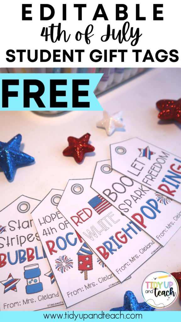 editable and printable free gift tags for the 4th of july